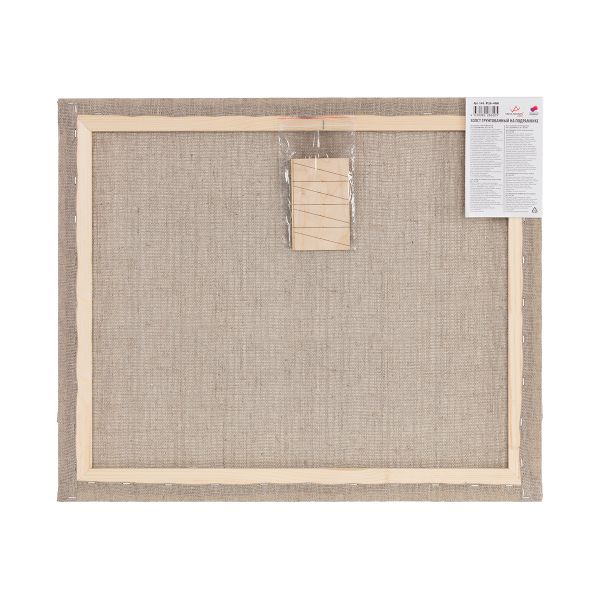 Холст грунтованный на подрамнике 50х60 см, 400 г/м², 2 шт, Петровский крупнозернистый, Vista-Artista PLLG-5060