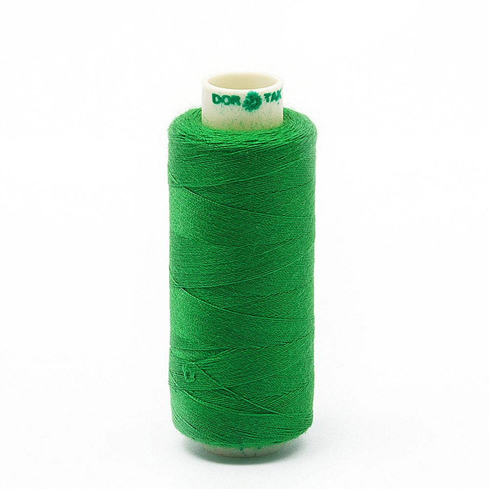 Нитки швейные бытовые Dor Tak 40/2, 366 м / 10 кат., 719 зеленый