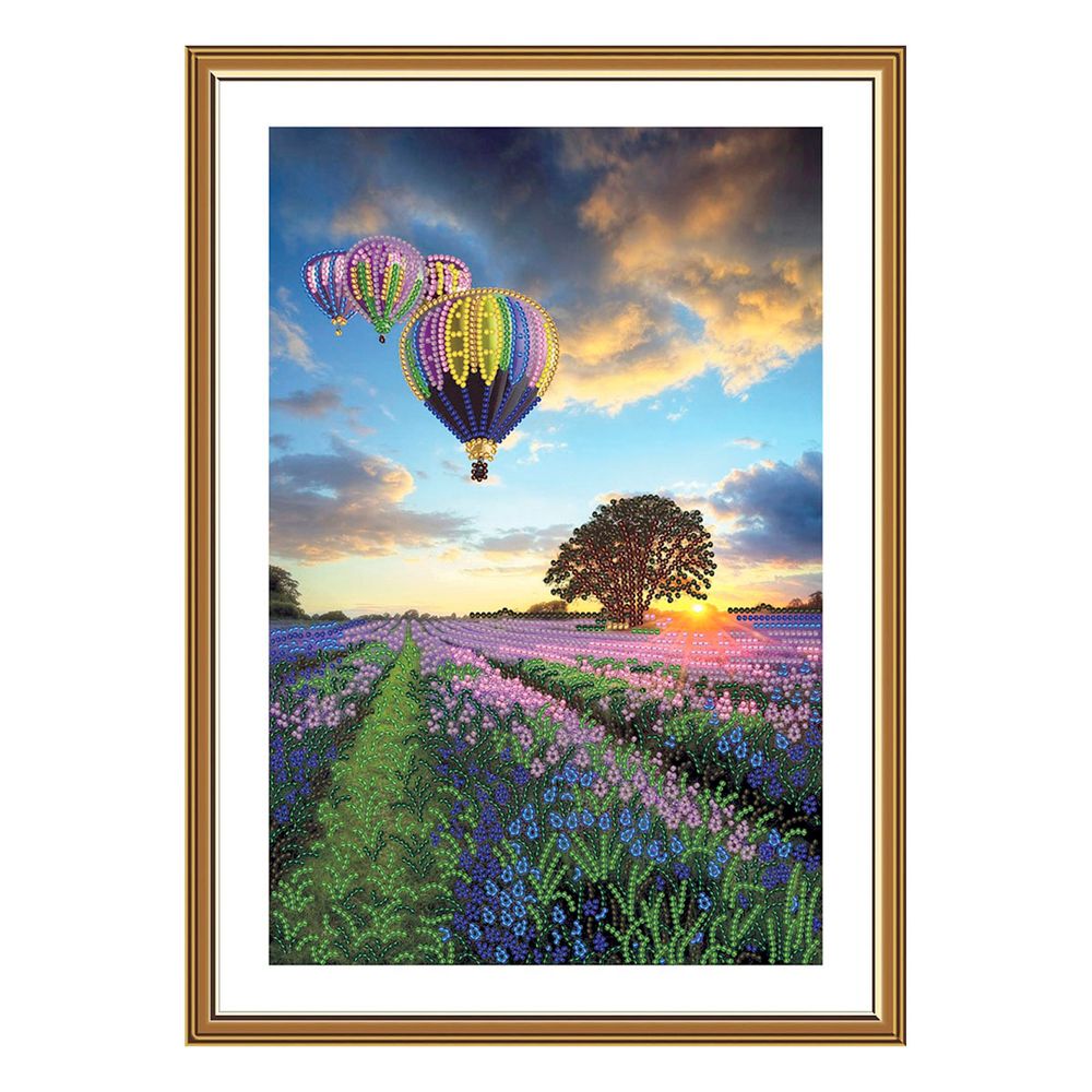 Набор для вышивания бисером Нова Слобода, Полет мечты 19х29см