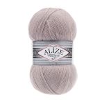 Пряжа Alize (Ализе) Superlana TIG / уп.5 мот. по 100 г, 570м, 652 пепельный A