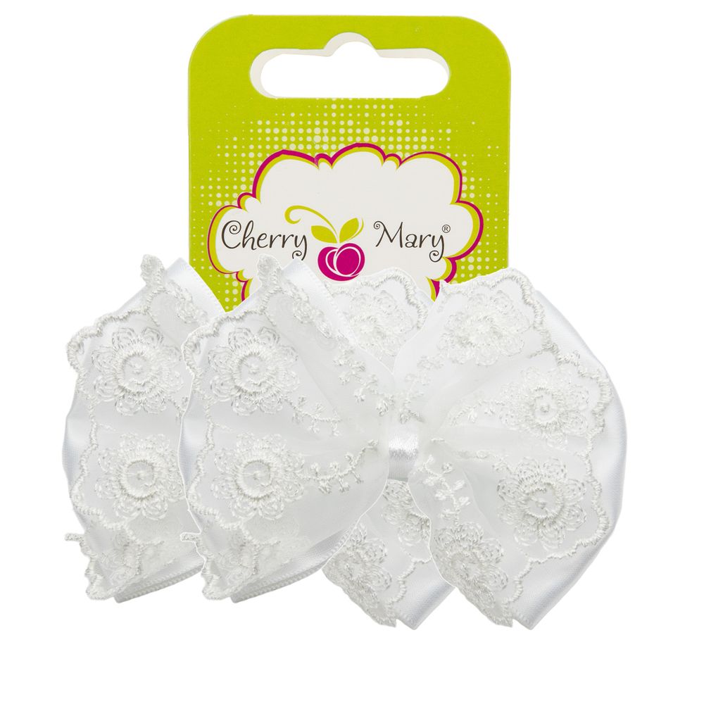 Набор резинок для волос 10 шт (5х2 шт), №01 белый, Cherry Mary DR07082