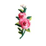 Термоаппликация "Цветущая ветвь" роз.ярк/роз/зел., 1 шт, Prym