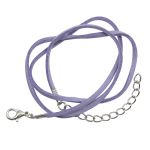 Шнур с замком замшевый, 2мм, 45см. Astra&Craft (6070 сиреневый), 65237