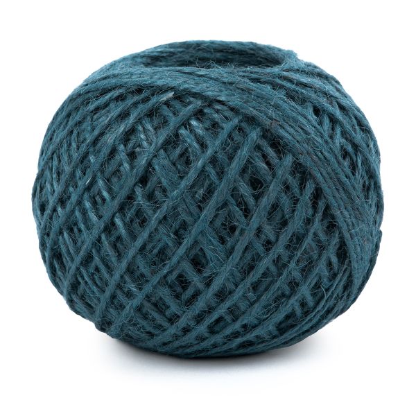 Шпагат джутовый ⌀1.1 мм, 100 м, 100% джут, синий, Gamma ШД6