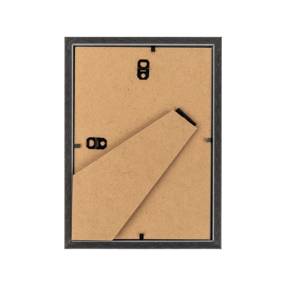 Рамка для картины (фото) пластик с оргстеклом 15х21 см, коричневый, Gamma ПРК-18