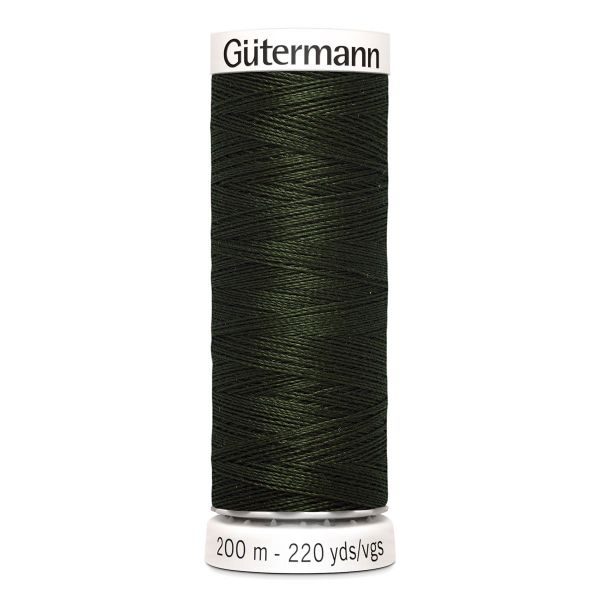 Нитки универсальные Gutermann Sew-all 100 (200 метров) | 304 черный лес