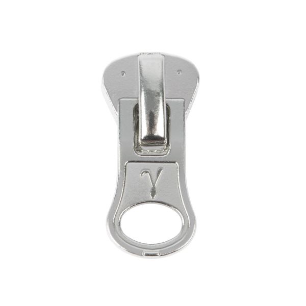 Слайдер (замок) для молнии трактор Т10 (10 мм), замок-автомат, 10 шт, никель, Gamma