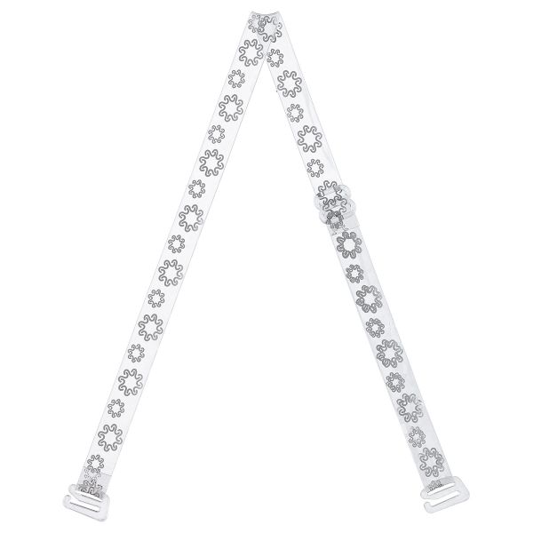 Бретели для бюстгальтера 10 мм, 10 пар, /РП/, серебро, Gamma BR-1034