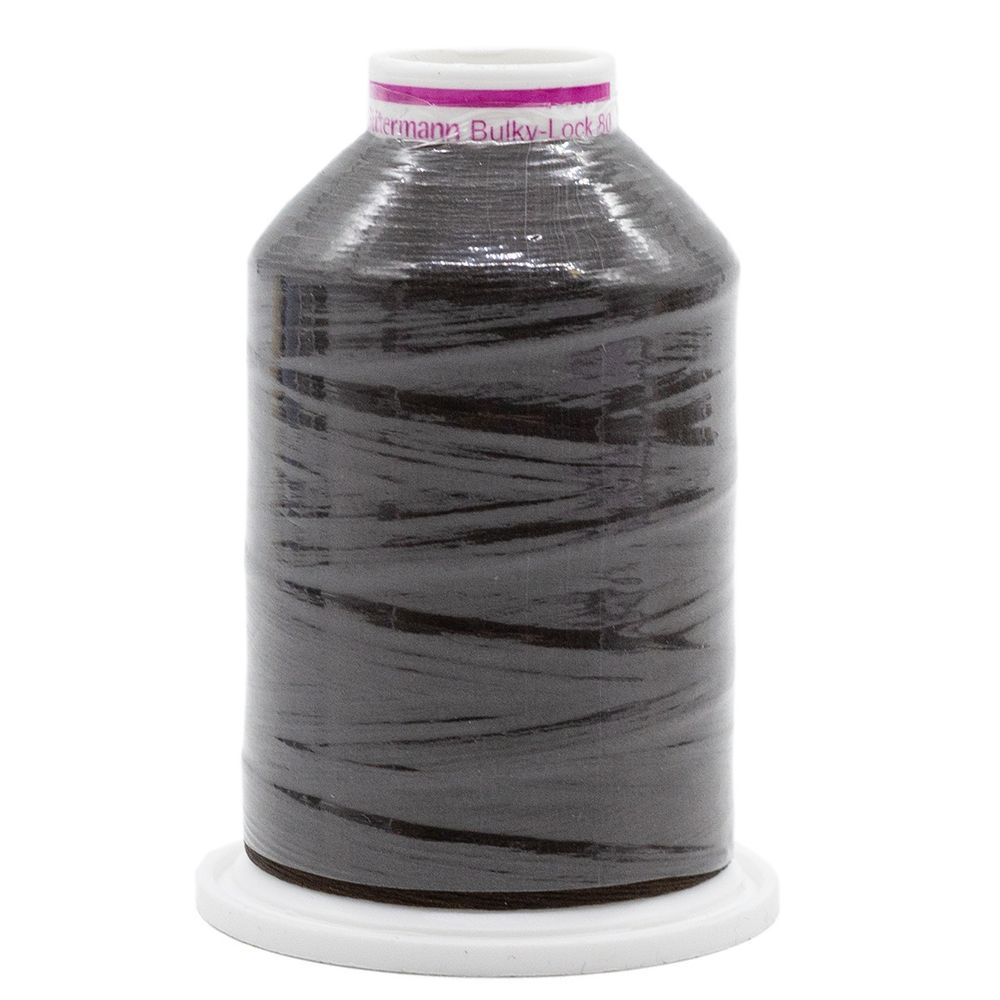 Нитка текстурированная Gutermann Bulky-Lock 80, 1000 м, 696 т.шоколад, 5 катушек