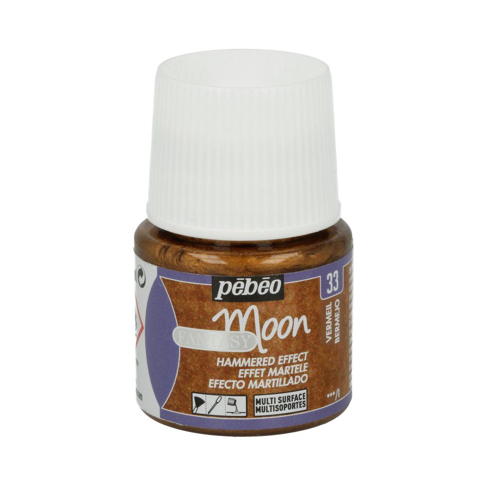 Краска с фактурным эффектом Fantasy Moon 45 мл, 167033 под бронзу, Pebeo