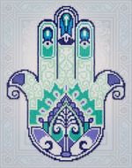 Алмазная (кристальная) мозаика Фрея, Хамса, 24х30 см