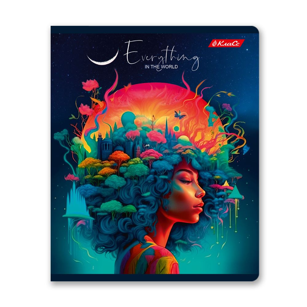 Тетрадь ученическая общая, глянцевая ламинация, A5+ 48 л. на скобе 65 г/м², белизна 100%, 10 шт, клетка в термоусадочной пленке, 000744 Гламурная, Светоч 48ТЕТк-004