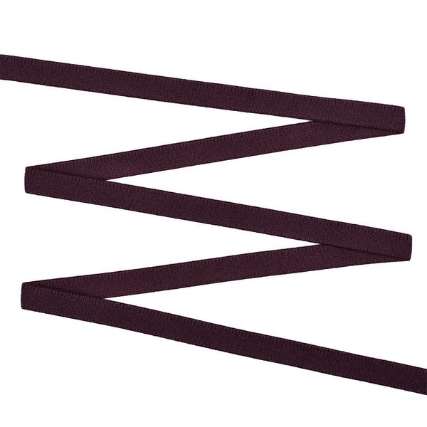 Резинка бельевая (отделочная) 10.0 мм / 20 метров, 076 сливовое вино, Lauma