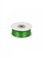 Лента атласная 1-сторонняя 25.0 мм / 22.5±1 метра, 3042 зеленый, Magic4Hobby
