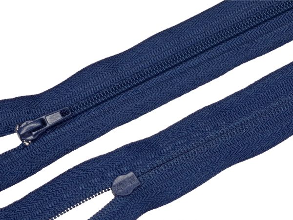 Молния спираль (витая) (цв.SBS) брючная Т4 (4 мм) 1 зам., н/раз., 20 см, автомат, S-919 т.синий, 2500 шт