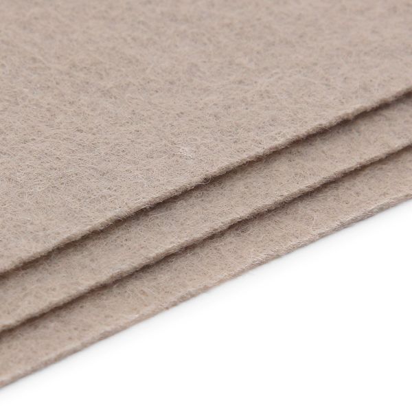 Фетр листовой жесткий 1.0 мм, 160гр, 20х30см, 3 штук Astra&Craft (AF892/YF621 серый)