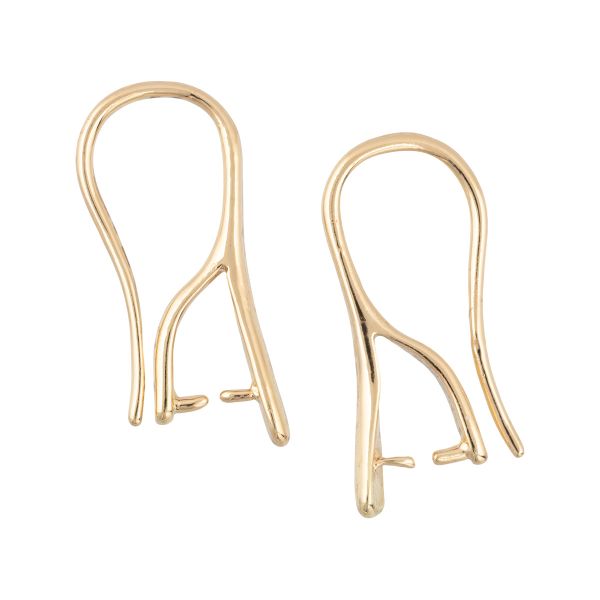 Швензы 10х18 мм, 10 шт (5х2 шт), 02 золото, Zlatka FMK-H09