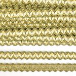 Тесьма отделочная 13 мм, 13-14061 цв.золото уп.13.71м