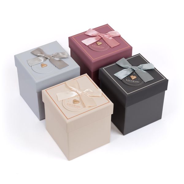 Коробка подарочная, 4 шт, 11.5х11.5х12.5 см, 01 ассорти, Stilerra YBOX-S28-1