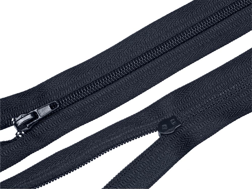 Молния спираль (витая) (цв.SBS) брючная Т3 (3 мм) 1 зам., н/раз., 20 см, автомат, S-233 т.синий, 100 шт