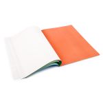 Бумага цветная мелованная, односторонняя A4 21х28.5 см, 16 л. 8 цв, Лео LPCP-10