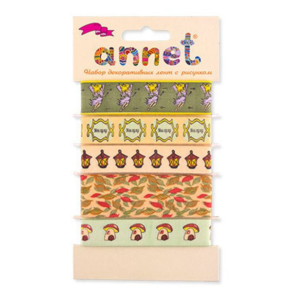 Набор декоративных лент, 5 шт, 008 Моя сказка, Annet RGS
