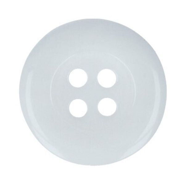 Пуговицы 4 прокола костюмные 16 мм, 24 шт, А001 белый, Gamma RIO 0011