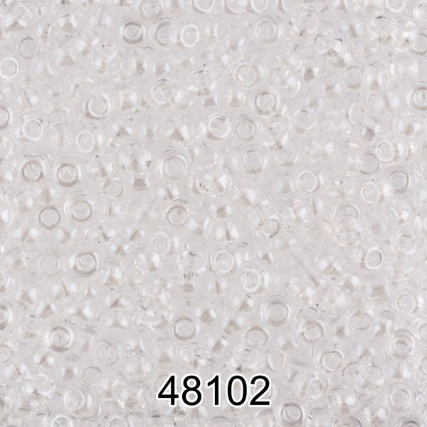 Бисер Preciosa 10/0 (2.3 мм), 500 г, 48102 (Ф281) прозрачный