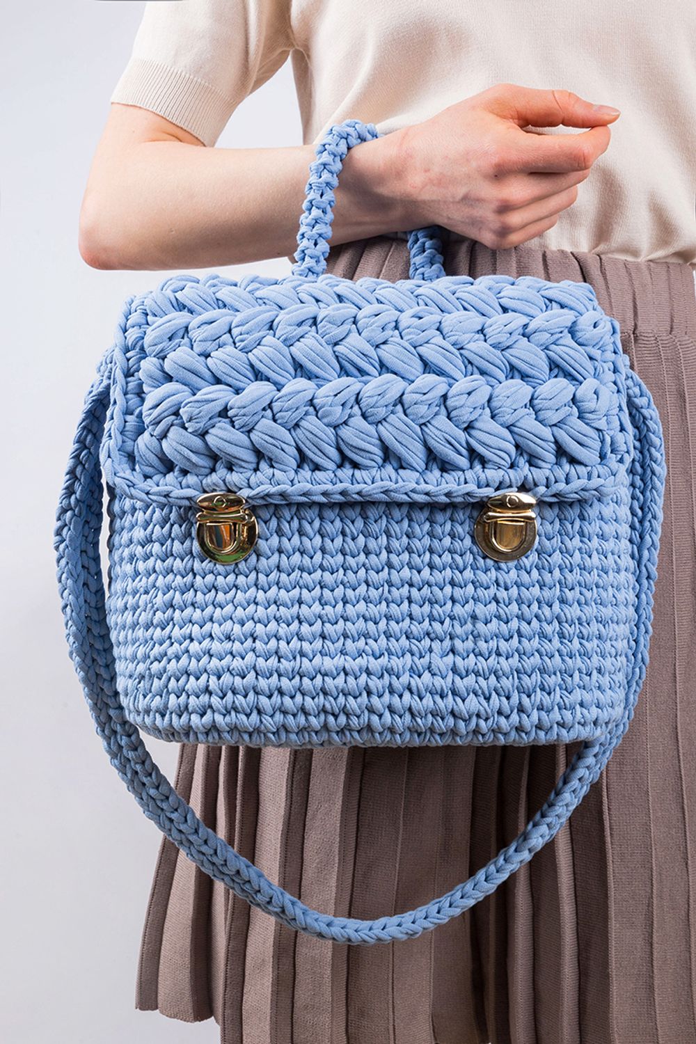 Замок для сумки 18х35 мм, 5 шт, золото, Gamma LBZ-12G