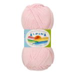 Пряжа Alpina Holly / уп.10 мот. по 50г, 200м, 018 розовый
