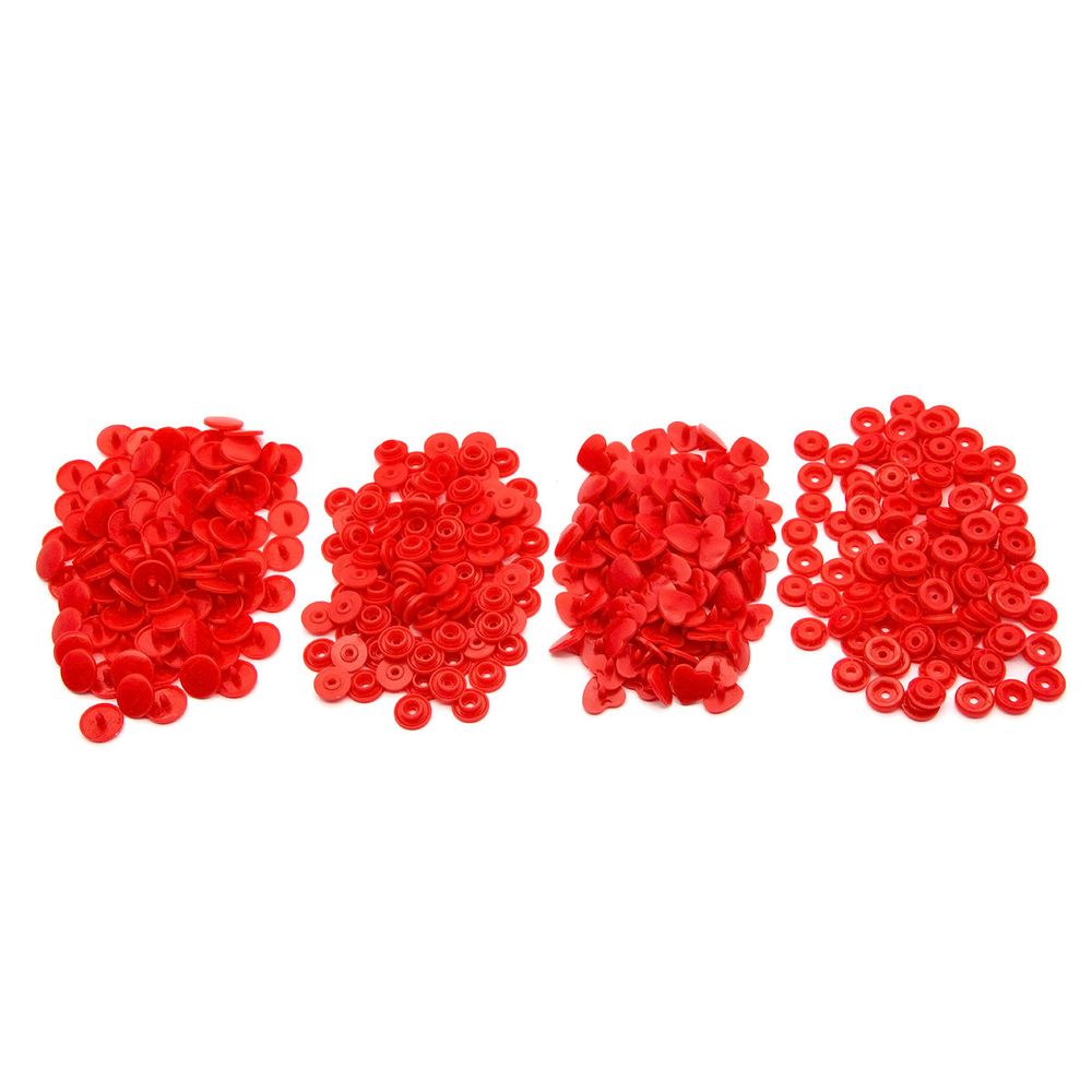 Кнопка рубашечная фигурная Сердце 12,5/10мм пластик (≈100 шт) New Star (162 красный)