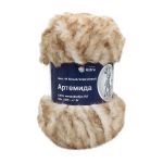 Пряжа Astra Premium (Астра Премиум) Артемида / уп.3 мот. по 100 г, 60м, 44 белый/коричневый /TOS/