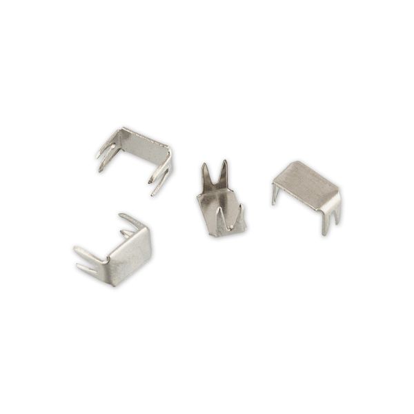 Ограничитель нижний для молнии металл Т5 (5 мм) 1000±20 шт, никель, Gamma NOM-5N