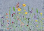 Набор для вышивания нитками Panna Живая картина JK-2323, Луговые цветы, 22х18.5 см