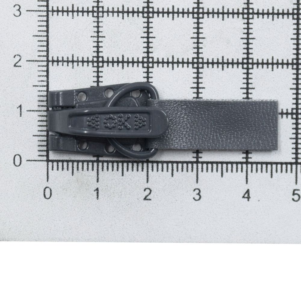 Крючок шубный PQ 45 мм, серый, PQ5207, 100 шт