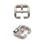 Пряжка ременная металл 20 мм (внешн. 28х25 мм), 10 шт, с роликом, никель, BIG