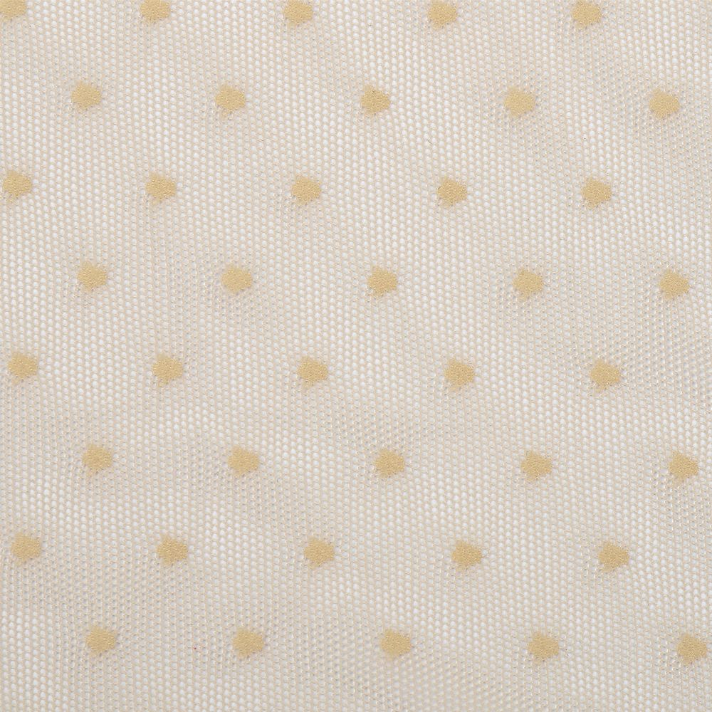 Сетка бельевая эластичная 95 г/м², шир.160 см / 1 метр, Горох 00128, цв.03 бежевый /ОТР.00128.03.1/