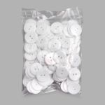 Пуговицы 2 прокола 32L (s.white (белый)), CX-K-22, 144 шт