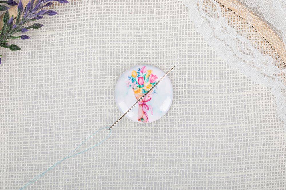 Игольница магнитная №60 Букет тюльпанов, Gamma NEM