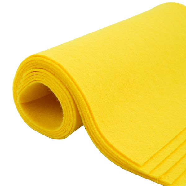 Фетр листовой 1 мм, 20х30 см, 5 шт, CH643 желтый, Blitz FKC10-20/30