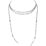 Набор для бисероплетения Klart 11-503, Чокер Серебряный шнурок