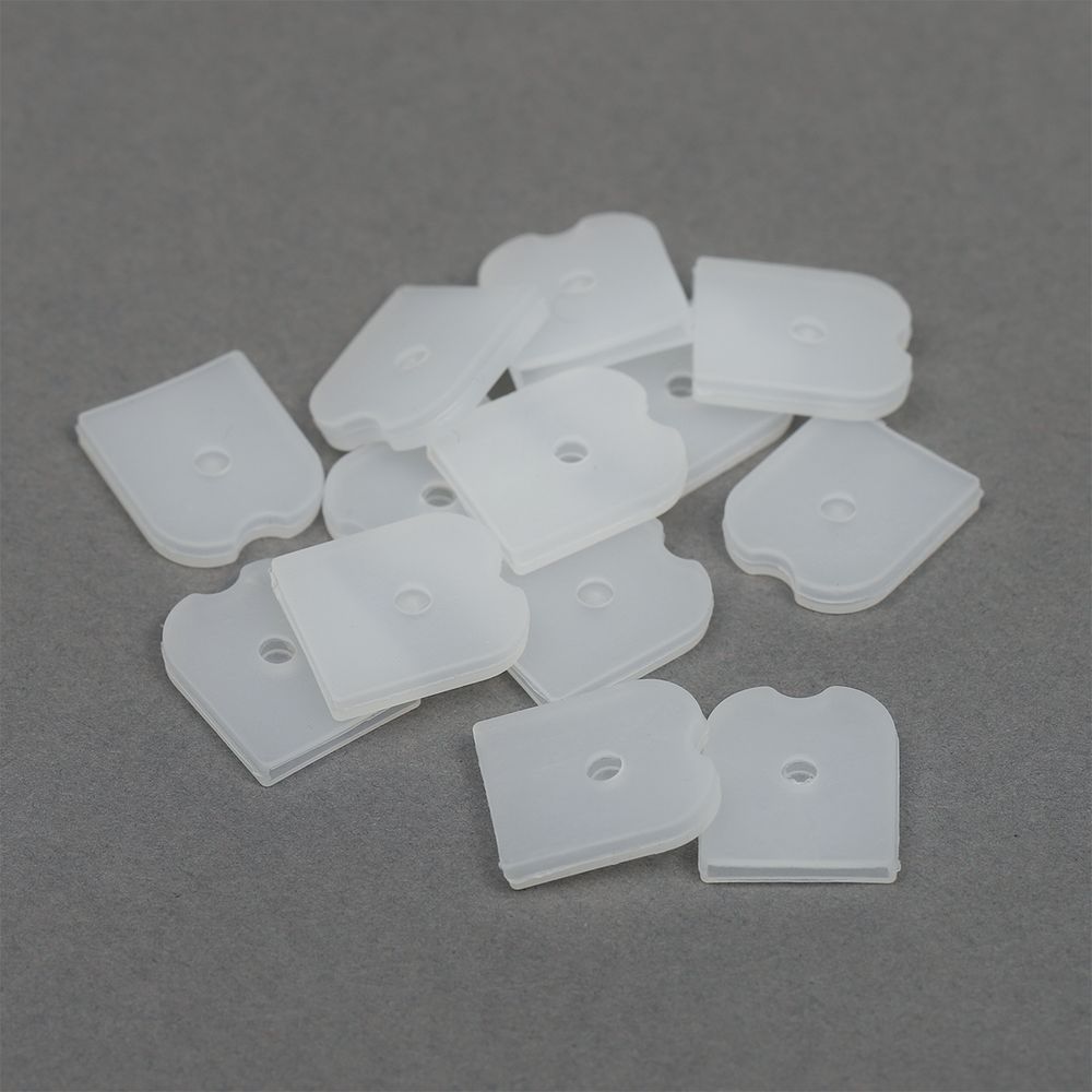 Наконечники для регилина 12 мм, 7223-3023, белый, 20 шт