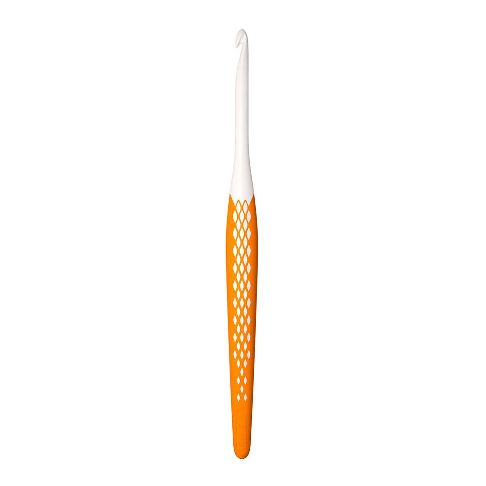 Крючок для вязания ⌀5.0 мм, 16 см, медовый, Prym Ergonomics 218487