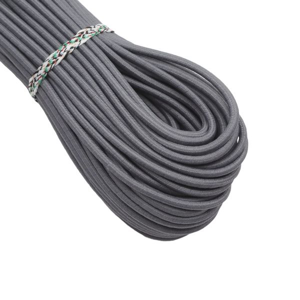 Резинка шляпная (шнур эластичный) ⌀3.0 мм / 30 метров, т.серый