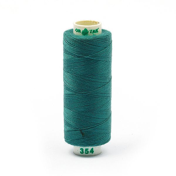 Нитки швейные бытовые Dor Tak 40/2, 366 м / 10 кат., 354 бирюзовый