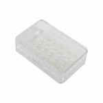 Кнопка пришивная пластик ⌀7 мм, 24 шт, белый, KOH-I-NOOR 11 (MIA1020 №1/2)