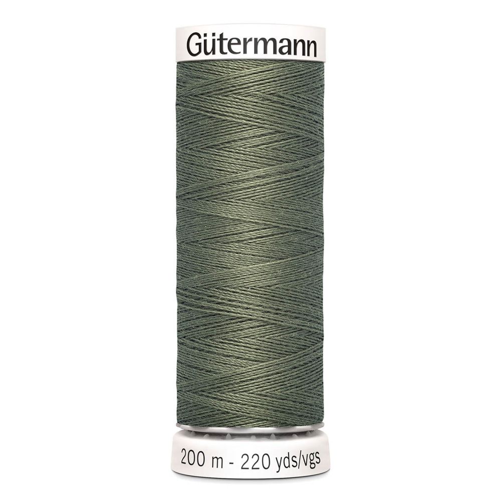 Нитки универсальные Gutermann Sew-all 100 (200 метров), 5 кат. | 824 зеленый камуфляж