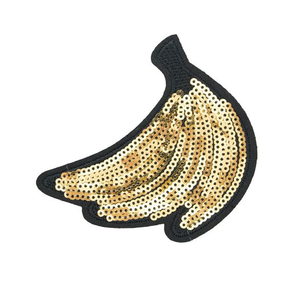 Термоаппликация Бананы, желтые, 7.5*9.5см, Hobby&Pro