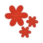 Термоаппликация Цветы мал/бол крас, Prym