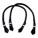 Ручка для сумки 49 см, 2 шт, №03 чёрный, Gamma HA-38